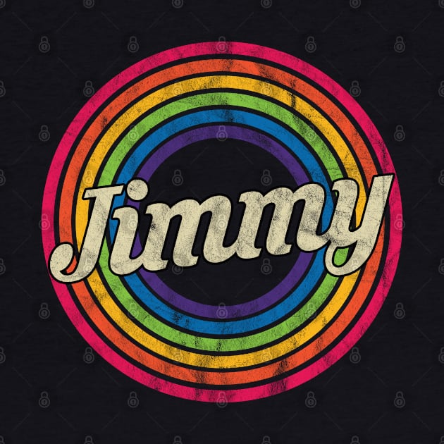 Jimmy - Retro Rainbow Faded-Style by MaydenArt